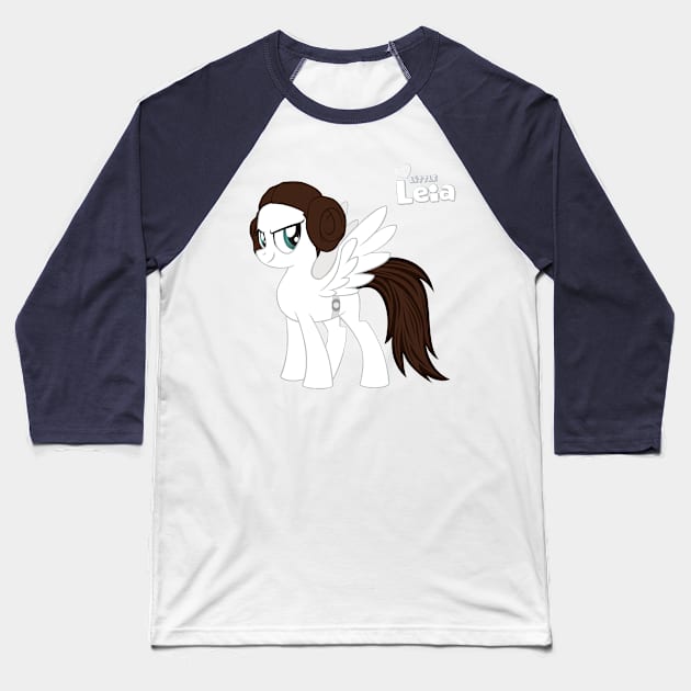 Rebel Pony Princess Baseball T-Shirt by LeesaMay